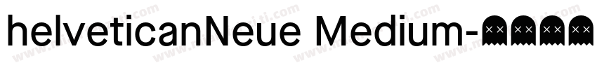 helveticanNeue Medium字体转换